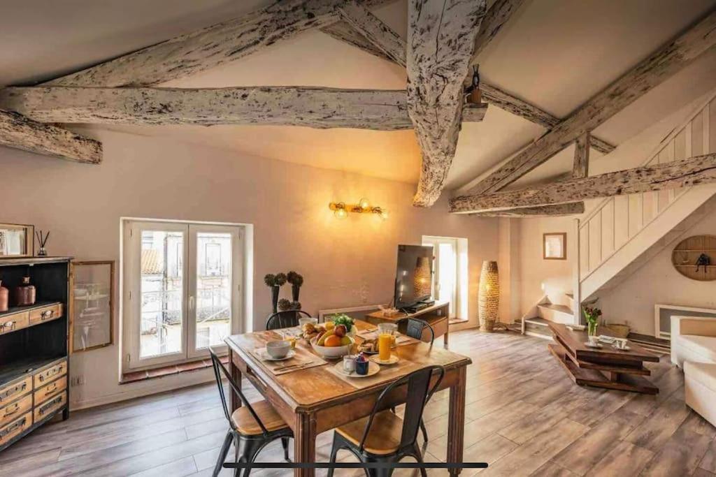 Appartement Cocooning, Climatise, Au Coeur D'Agén Exterior foto